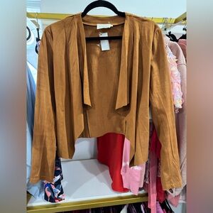Elegant Tan Women's Blazer